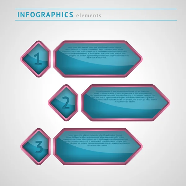 Infographics design elements — Stock Vector