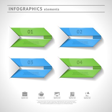 iş infographics elemanları. modern tasarım şablonu. soyut web veya grafik düzeni