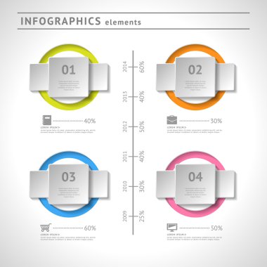 iş infographics elemanları. modern tasarım şablonu. soyut web veya grafik düzeni