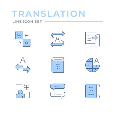 Çevirinin renk çizgisi simgelerini ayarla