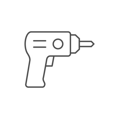 Elektrikli matkap çizgisi ana simgesi