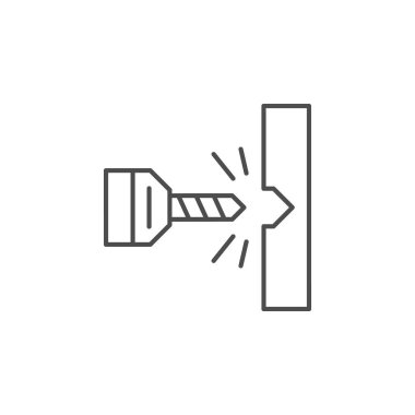 Sondaj süreci çizgi ana simgesi