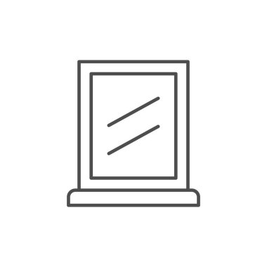 Ev penceresi ana çizgi simgesi