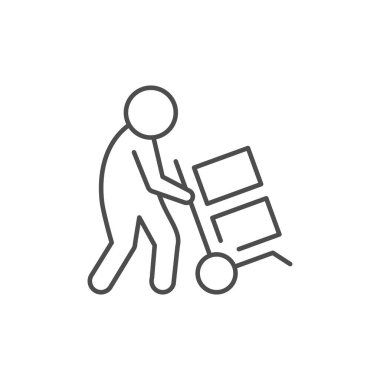 Kişinin ana hatlarını yükleyen simge