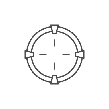 Hedef veya görüş çizgisi ana simgesi