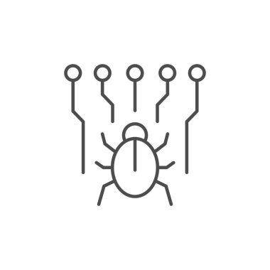 Bilgisayar virüsü çizgi ana simgesi