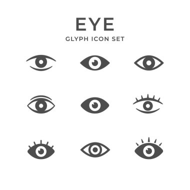 Gözün kabartma simgelerini beyaza ayır