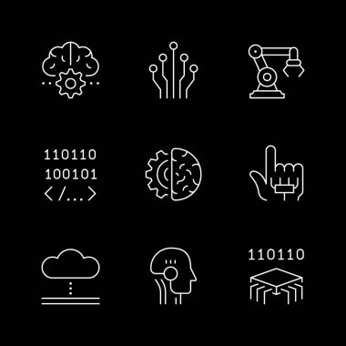 Yapay zekanın çizgi simgelerini ayarla