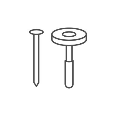 Çatı bağlayıcıları satır özeti simgesi