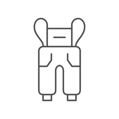 Genel veya kapak satır ana hatları simgesi