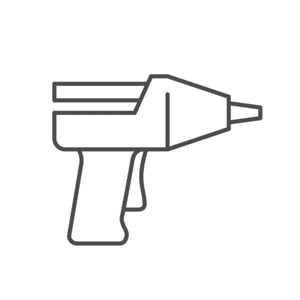 Pegamento pistola línea esquema icono — Archivo Imágenes Vectoriales