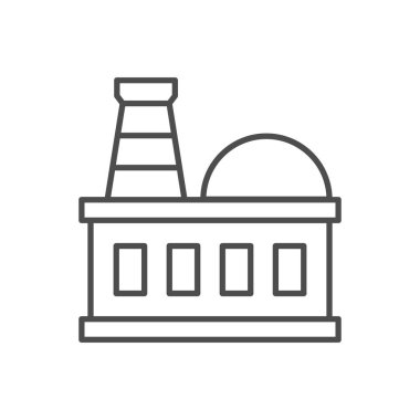 Nükleer santral hattı ana hatları simgesi