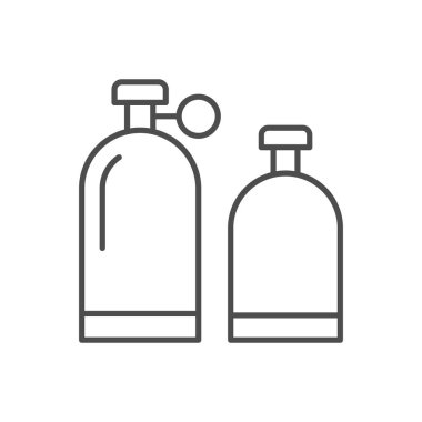 Gaz silindirleri çizgi ana simgesi