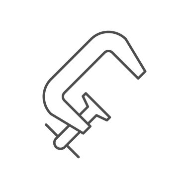 Kaynak kıskacı satır ana hatları simgesi