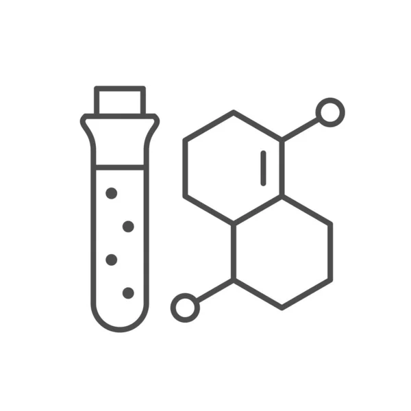 화학식 윤곽의 아이콘 — 스톡 벡터