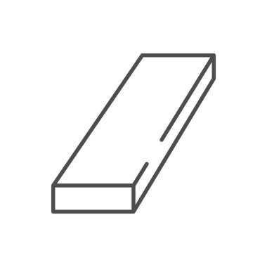 Tahta çizgi ana hatları simgesi