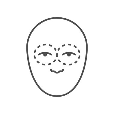 Göz kaldırma çizgisi ana simgesi