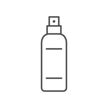 Kozmetik sprey çizgisi ana hatları simgesi