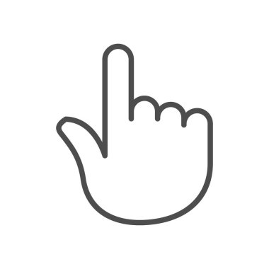 El işaretleyici çizgi ana hatları simgesi