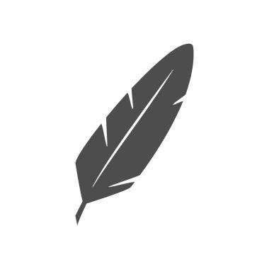 Writing pen tool glyph icon isolated on white. Vector illustration