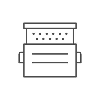 Arı kovanındaki bal peteği beyaz üzerine izole edilmiş. Vektör illüstrasyonu