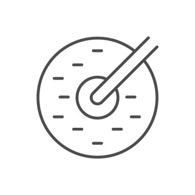 Atık su arıtma tesisi simgesi beyaza izole edildi. Vektör illüstrasyonu