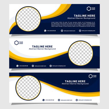 Crative business modern pankart tasarım koleksiyonu