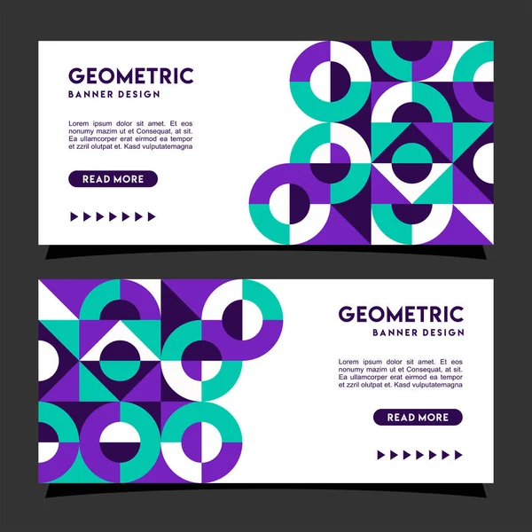 Crative Business Moderne Banner Design Collectie — Stockvector