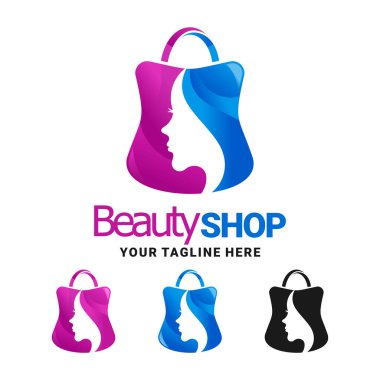 Güzellik mağazası logo koleksiyonu