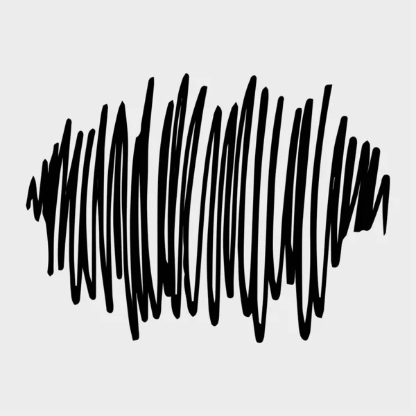 Spiral swirl swash squiggle symbol hand drawn line — Stock Vector