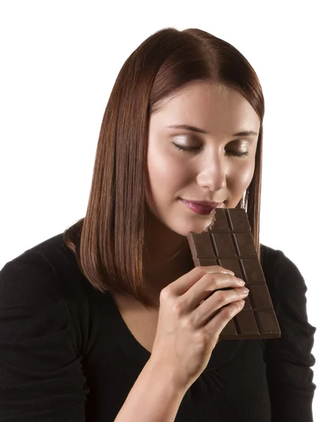 Chocolate craving — Stock Photo, Image