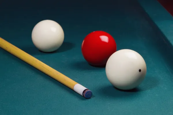 Carambole billiard balls — Stock Photo, Image