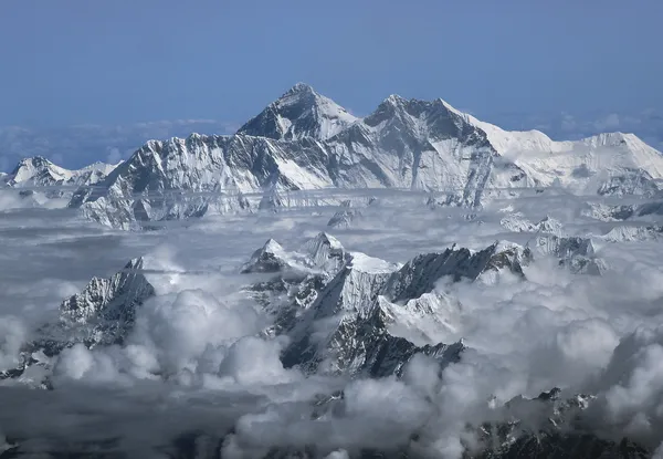 珠穆朗玛峰 — 图库照片