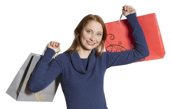 Young shopping woman — Stock Photo, Image