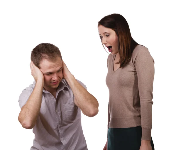 De man en de vrouw — Stockfoto