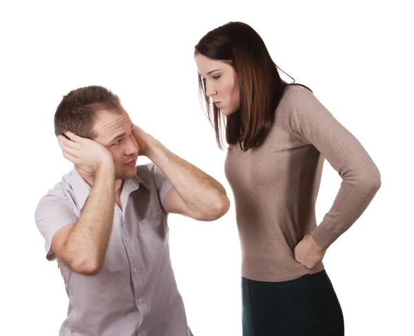 De man en de vrouw — Stockfoto