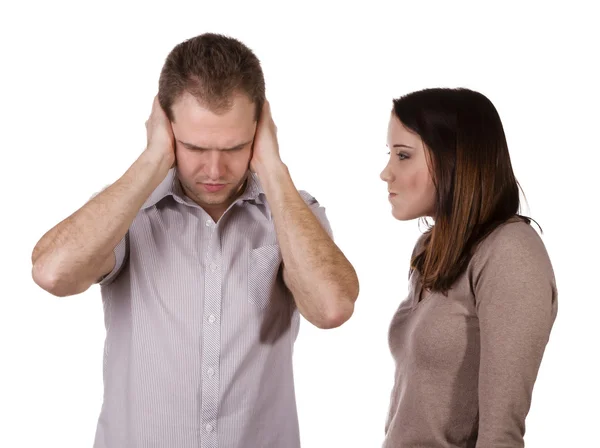 De man en de vrouw — Stockfoto