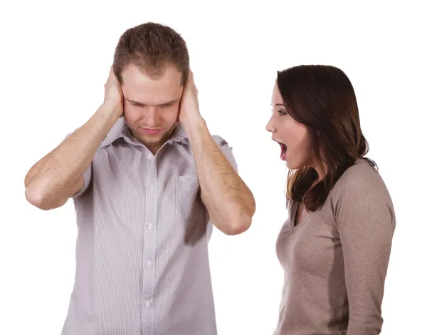 De man en de vrouw — Stockfoto