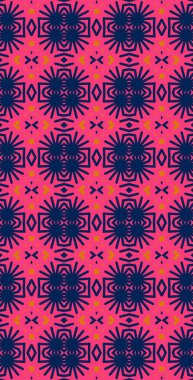 Fraktodome Fraktal Renkli Soyut Sanat Kusursuz Tablosuz Şablon Uzun Dikey Telefon Tasarımı