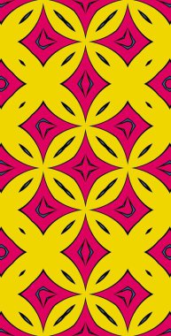 Fraktodome Fraktal Renkli Soyut Sanat Kusursuz Tablosuz Şablon Uzun Dikey Telefon Tasarımı