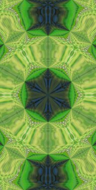 Fraktodome Fraktal Renkli Soyut Sanat Kusursuz Tablosuz Şablon Uzun Dikey Telefon Tasarımı