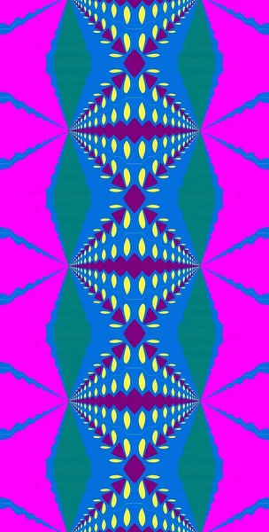 Fractodome Fractal Art Abstrait Coloré Motif Sans Couture Tall Vertical — Photo