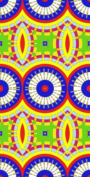Разноцветная Абстрактная Абстракция Стиле Хай Тек — стоковое фото