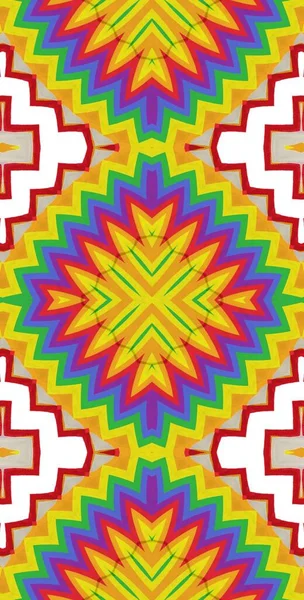 Fraktodome Fraktal Renkli Soyut Sanat Kusursuz Tablosuz Şablon Uzun Dikey Telefon Tasarımı