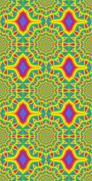 Fraktodome Fraktal Renkli Soyut Sanat Kusursuz Tablosuz Şablon Uzun Dikey Telefon Tasarımı