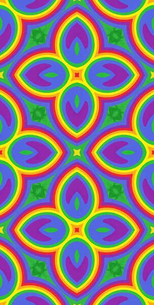 Разноцветная абстрактная абстракция в стиле хай-тек.