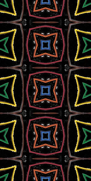 Fractodome Fractal Πολύχρωμο Αφηρημένη Τέχνη Χωρίς Ραφές Tileable Μοτίβο Ψηλή — Φωτογραφία Αρχείου