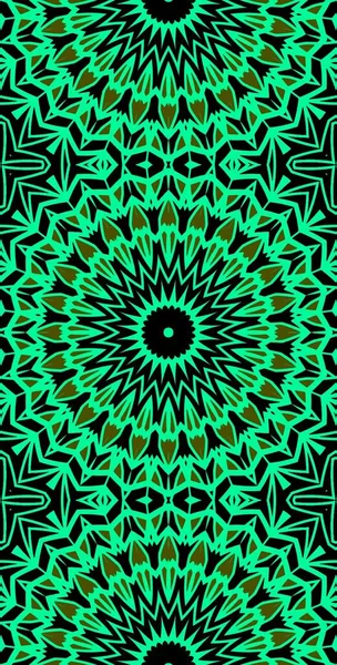 Fraktodome Fraktal Renkli Soyut Sanat Kusursuz Tablosuz Şablon Uzun Dikey Telefon Tasarımı