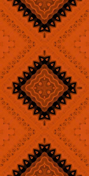 Turuncu Rüzgar Fraktodome Fraktal Renkli Soyut Sanat Kusursuz Tablosuz Şablon Uzun Dikey Telefon Tasarımı