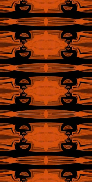 Turuncu Rüzgar Fraktodome Fraktal Renkli Soyut Sanat Kusursuz Tablosuz Şablon Uzun Dikey Telefon Tasarımı